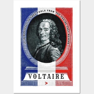 Voltaire - A Quote About Freedom Posters and Art